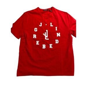 NWT J.Lindeberg Camilo Logo Tee, Barbados Cherry,‎ Medium